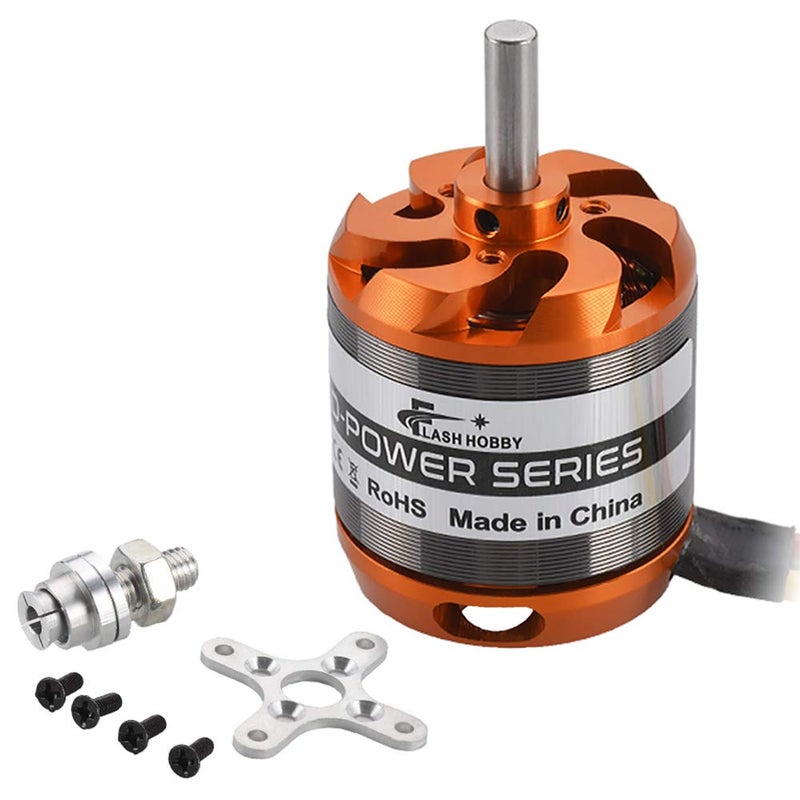FLASH HOBBY D3542 Brushless Outrunner Motor 1000KV RC Electric Motor for Mini Multicopter RC Plane Fixed-Wing UAV Robotic Arm - Image 1